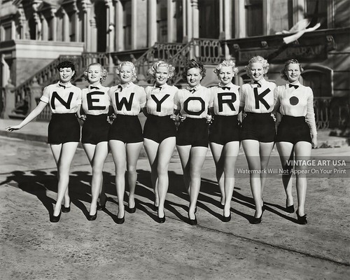 New york chorus girls - chorus, 8x10