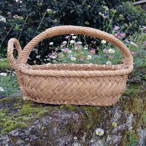 Ancien porte bouteille - ancien, osier