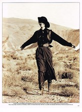 PUBLICITE ADVERTISING 025  1988  JEAN-APUL GAULTIER  haute couture jupe- culotte