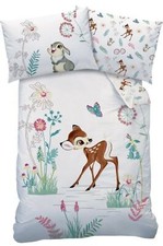 Linge De Lit Bébé Disney Bambi 100 X 135 Cm 100% Coton