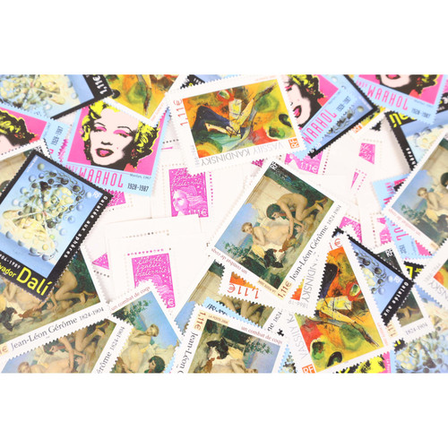 Lot 100 timbres france - lot, de