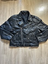 Perfecto vintage cuir noir - cuir,