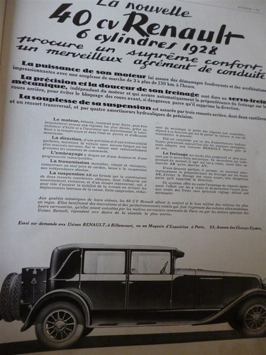 Renault 6 cylindres - 40, cv