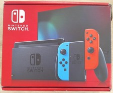 Console Nintendo Switch V2 (1.1) Avec 1 Joy - con Rouge Néon + 1 Joy - con Bleu