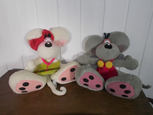 Peluche souris blanche - 2,