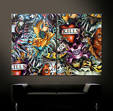 Abstrait 658 graffiti toile