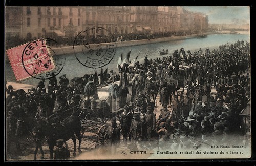 Cpa cette corbillards - cpa, cette,