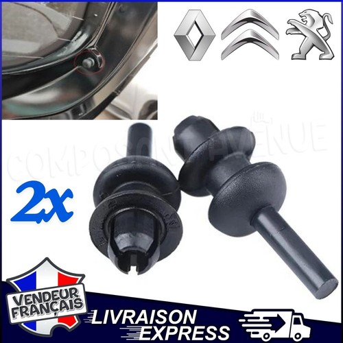 Clips fixation noir plage - clips,