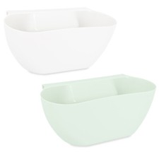 2x Coupelle de Collecte pour Déchets Cuisine - Bac Poubelle Plan de Travail