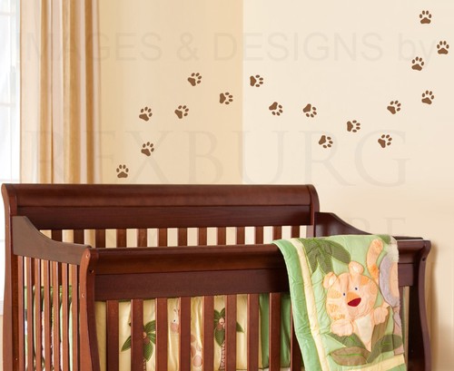 Paw print mural kids - paw,