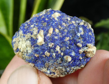 Chessylite Chessy les Mines 3x2cm Rhône France minéral collection rare reiki