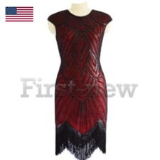 Flapper Red Dress Vintage