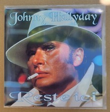 Rare SP 45T PROMO Johnny Hallyday ‎– Reste Ici (Stand By Me) NEUF (MINT/MINT)