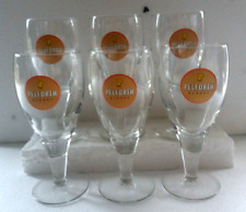 Lot 6 verres à bière  PELFORTH BLONDE  , 25 CL  , ref OD1256