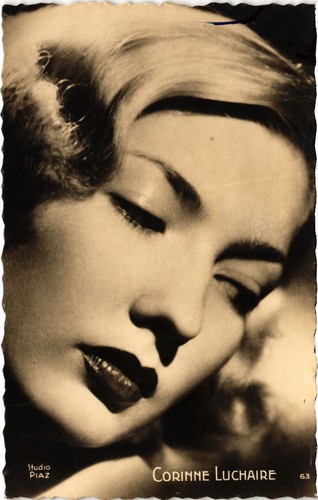 Cpa corinne luchaire - corinne, film