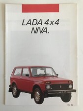 Catalogue brochure dépliant  LADA 4X4 Niva    /    C28