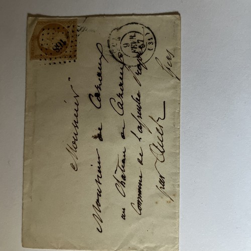 Enveloppe avant 1900 timbre - avant, ,