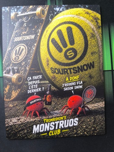 Plaque alu sourtsnow tennis - plaque,