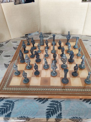 Ancien jeu échecs avec - jeu, d'échecs
