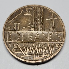 10 francs Mathieu 1977 tranche