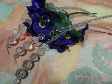 lot 3pampilles  cristal