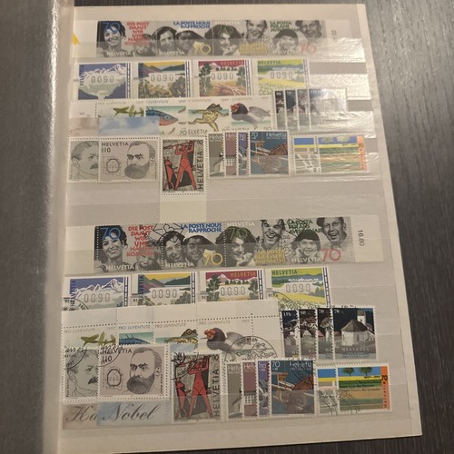 Timbres suisse helvetica - timbres,