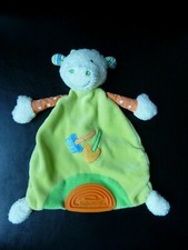 5. DOUDOU PLAT BABYSUN VACHE vert orange rateau pelle anneau dentition NEUF*