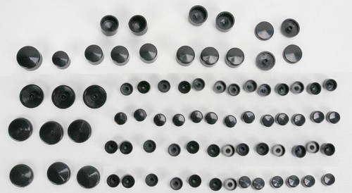 Assortiment caches vis noir - assortiment,