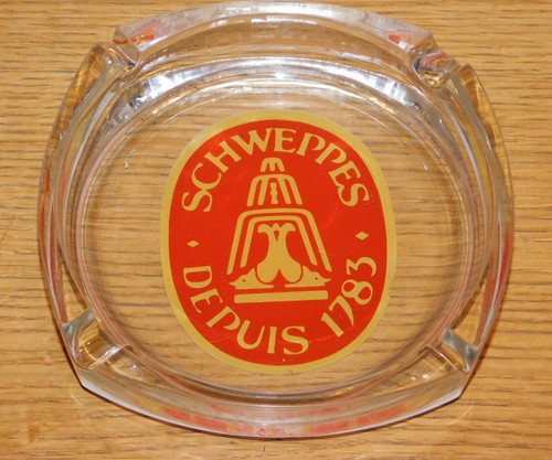 Vintage ancien cendrier - cendrier, rond