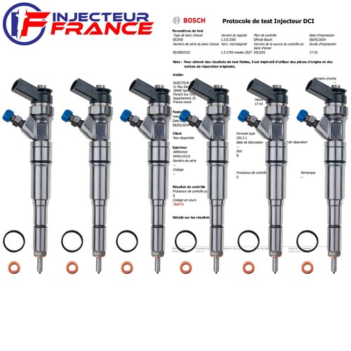0445110131 injecteur bosch - 6x,