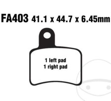 EBC Plaquettes De Frein FA403