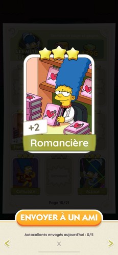 Romancière carte monopoly - /,
