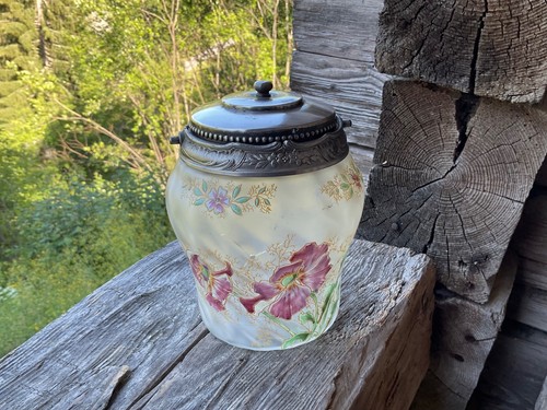 Ancien pot biscuit - ancien,