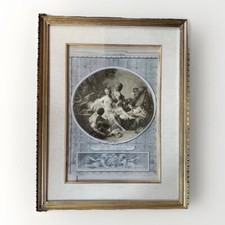 La Toilette De Vénus F. Boucher Joli Cadre Ancien Impression Début XXe