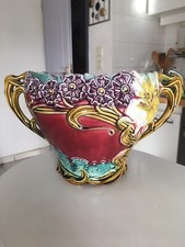 Cache-pot en barbotine de faïencerie Onnaing Numéro 827