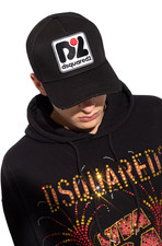 DSQUARED2 Casquette Rouge Leaf