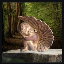 Ange en résine & céramique