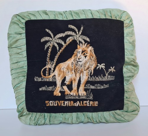Ancien coussin tissus soie - en,