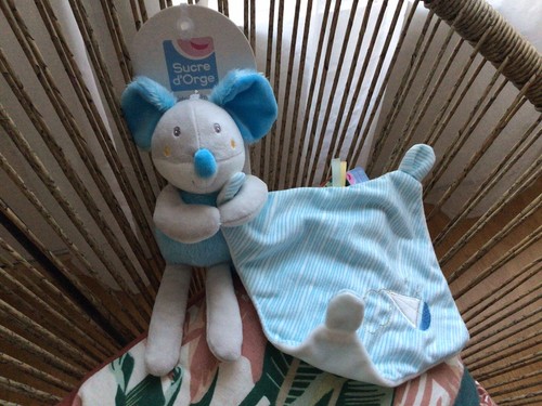 Doudou souris avec mouchoir - doudou,
