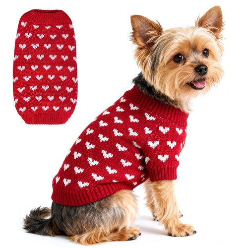 Pull chien cœur pour - cœur,
