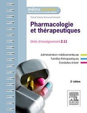 Pharmacologie et thérapeutiques: UE 2.11 - Semestres 1, 3 ... | Livre | état bon