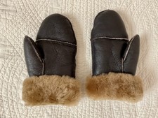 MOUFLES GANTS VÉRITABLE PEAU DE MOUTON, FINITION GLACÉE, FABRICATION CANADA