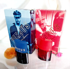 RARE Duo Miniatures VERSUS de  VERSACE - EDT H et F -2x3.5ml- Vides -Avec Boîtes