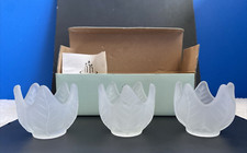 PartyLite FROSTED LOTUS