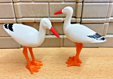 PLAYMOBIL Animaux 2 Cigognes Alsace Nid Cheminée Etang Marée Mer Océan Etang ZOO