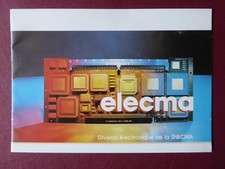 BROCHURE SNECMA ELECMA ELECTRONIQUE MOTEUR AVIATION ELECTRONIC ENGINE M88 CFM56