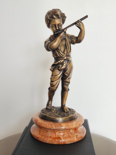 Statuette bronze petit joueur