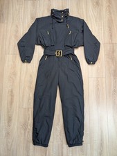 Combinaison de ski femme Bogner vintage une pièce noire élégante...
