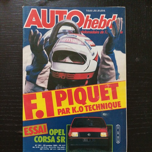 Auto hebdo 391 piquet champion - hebdo,