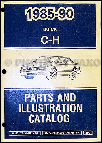 Livre pièces buick 1990 - livre,